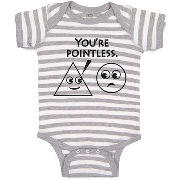 Baby Clothes You'Re Pointlesss. Baby Bodysuits Boy & Girl Newborn Clothes Cotton