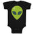Baby Clothes Alien Face Baby Bodysuits Boy & Girl Newborn Clothes Cotton