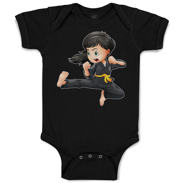 Baby Clothes Karate Kid Baby Bodysuits Boy & Girl Newborn Clothes Cotton