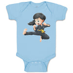 Baby Clothes Karate Kid Baby Bodysuits Boy & Girl Newborn Clothes Cotton