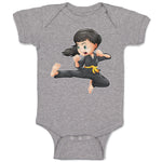 Baby Clothes Karate Kid Baby Bodysuits Boy & Girl Newborn Clothes Cotton