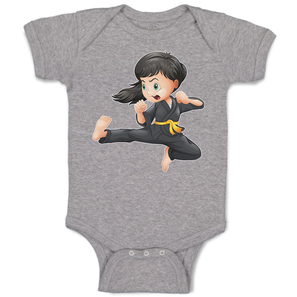 Baby Clothes Karate Kid Baby Bodysuits Boy & Girl Newborn Clothes Cotton