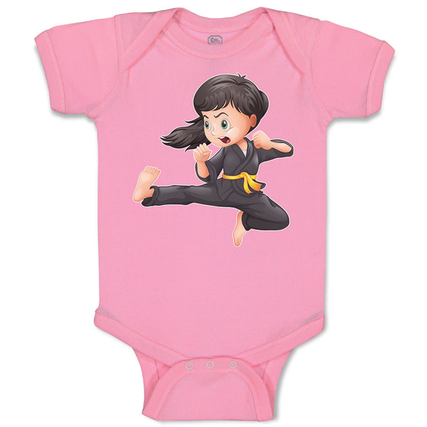 Baby Clothes Karate Kid Baby Bodysuits Boy & Girl Newborn Clothes Cotton