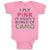 Baby Clothes I Put Pink in Daddy's World of Camo Baby Bodysuits Cotton