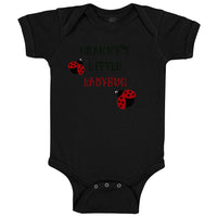 Baby Clothes Granny's Little Ladybug Grandmother Grandma Baby Bodysuits Cotton