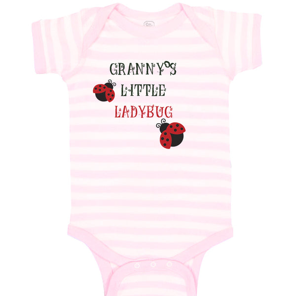 Baby Clothes Granny's Little Ladybug Grandmother Grandma Baby Bodysuits Cotton