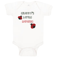 Baby Clothes Granny's Little Ladybug Grandmother Grandma Baby Bodysuits Cotton