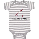 Acute Math Geek Nerd Baby Funny Humor Style B