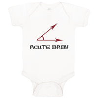 Baby Clothes Acute Math Geek Nerd Baby Funny Humor Style B Baby Bodysuits Cotton