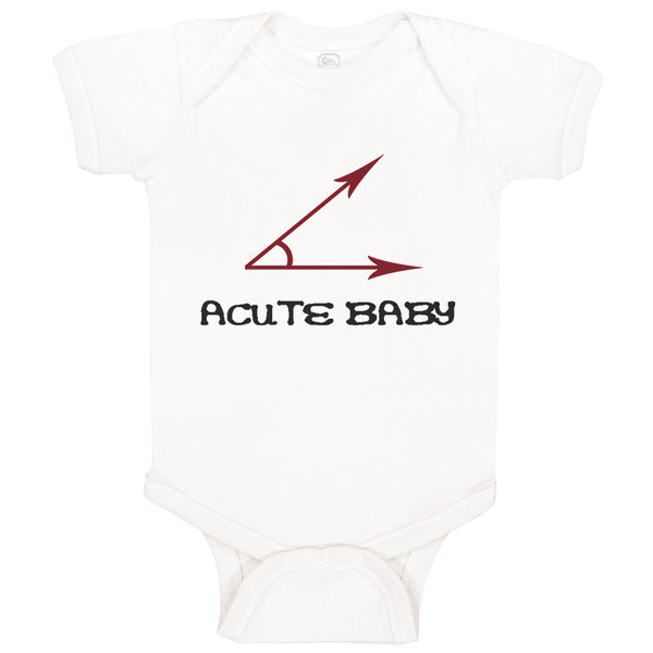 Baby Clothes Acute Math Geek Nerd Baby Funny Humor Style B Baby Bodysuits Cotton