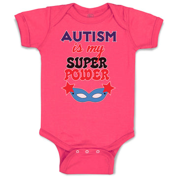 Baby Clothes Autism Is My Super Power Baby Bodysuits Boy & Girl Cotton