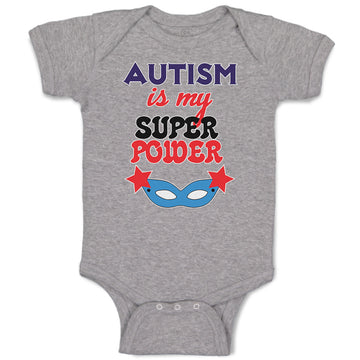 Baby Clothes Autism Is My Super Power Baby Bodysuits Boy & Girl Cotton