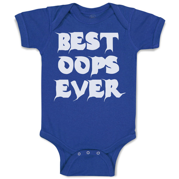 Baby Clothes Best Oops Ever Baby Bodysuits Boy & Girl Newborn Clothes Cotton