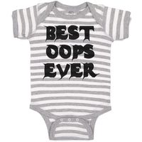 Baby Clothes Best Oops Ever Baby Bodysuits Boy & Girl Newborn Clothes Cotton