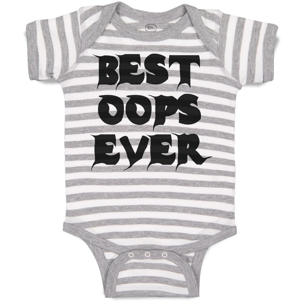 Baby Clothes Best Oops Ever Baby Bodysuits Boy & Girl Newborn Clothes Cotton