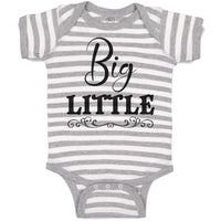 Baby Clothes Big Little Baby Bodysuits Boy & Girl Newborn Clothes Cotton