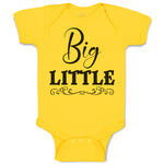 Baby Clothes Big Little Baby Bodysuits Boy & Girl Newborn Clothes Cotton