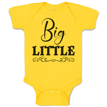Baby Clothes Big Little Baby Bodysuits Boy & Girl Newborn Clothes Cotton