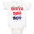 Baby Clothes Birthday Boy Baby Bodysuits Boy & Girl Newborn Clothes Cotton