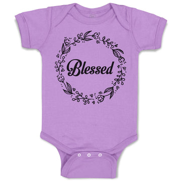 Baby Clothes Blessed Baby Bodysuits Boy & Girl Newborn Clothes Cotton