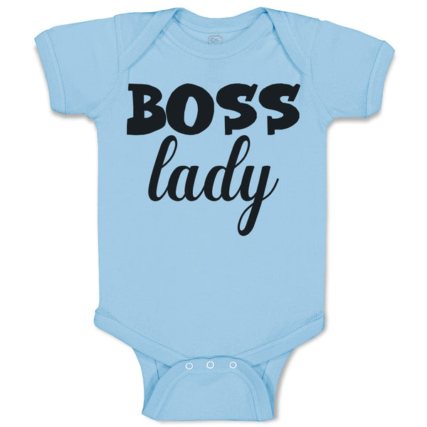 Baby Clothes Boss Lady Baby Bodysuits Boy & Girl Newborn Clothes Cotton