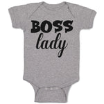 Baby Clothes Boss Lady Baby Bodysuits Boy & Girl Newborn Clothes Cotton