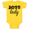 Baby Clothes Boss Lady Baby Bodysuits Boy & Girl Newborn Clothes Cotton