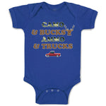 Baby Clothes Camo & Bucks Ammo & Trucks Baby Bodysuits Boy & Girl Cotton