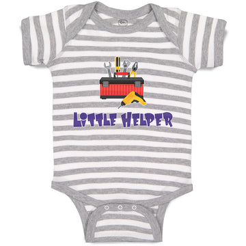 Baby Clothes Little Helper Baby Bodysuits Boy & Girl Newborn Clothes Cotton