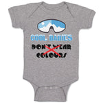 Baby Clothes Cool Babies Don'T Wear Colours Baby Bodysuits Boy & Girl Cotton