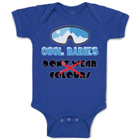 Baby Clothes Cool Babies Don'T Wear Colours Baby Bodysuits Boy & Girl Cotton