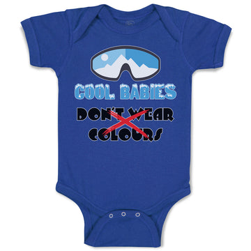 Baby Clothes Cool Babies Don'T Wear Colours Baby Bodysuits Boy & Girl Cotton