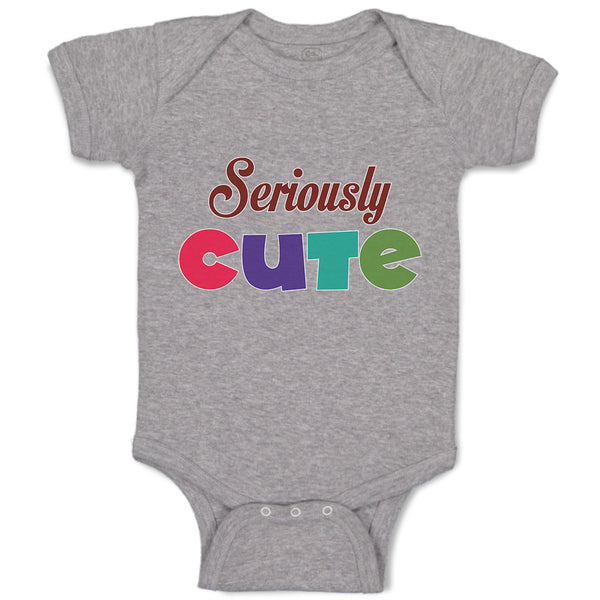 Baby Clothes Seriously Cute Baby Bodysuits Boy & Girl Newborn Clothes Cotton