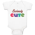 Baby Clothes Seriously Cute Baby Bodysuits Boy & Girl Newborn Clothes Cotton