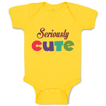 Baby Clothes Seriously Cute Baby Bodysuits Boy & Girl Newborn Clothes Cotton