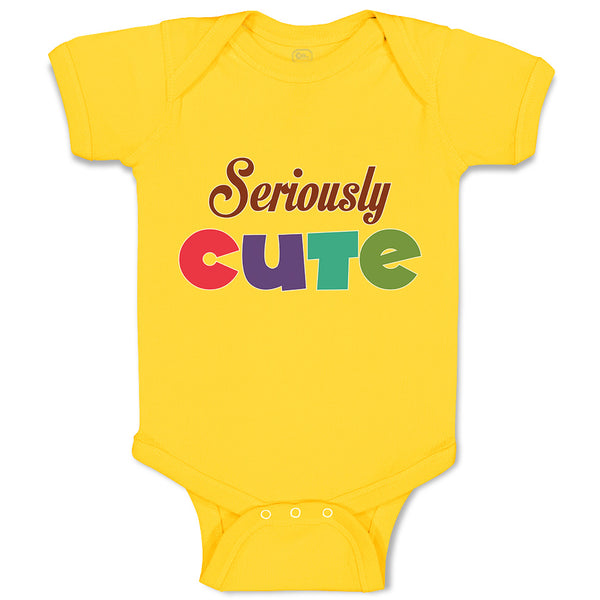 Baby Clothes Seriously Cute Baby Bodysuits Boy & Girl Newborn Clothes Cotton