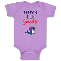 Daddy's Little Sweetie with Cute Blue Dolphin on Bow
