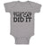 Baby Clothes Don'T Look at Me The Cat Did It Baby Bodysuits Boy & Girl Cotton