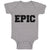 Baby Clothes Epic Baby Bodysuits Boy & Girl Newborn Clothes Cotton