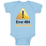 Baby Clothes Error 404 Costume Not Found Baby Bodysuits Boy & Girl Cotton