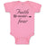 Baby Clothes Faith over Fear Baby Bodysuits Boy & Girl Newborn Clothes Cotton