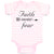 Baby Clothes Faith over Fear Baby Bodysuits Boy & Girl Newborn Clothes Cotton
