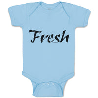 Baby Clothes Fresh Calligraphy Word Baby Bodysuits Boy & Girl Cotton