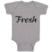 Baby Clothes Fresh Calligraphy Word Baby Bodysuits Boy & Girl Cotton