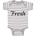 Baby Clothes Fresh Calligraphy Word Baby Bodysuits Boy & Girl Cotton