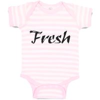 Baby Clothes Fresh Calligraphy Word Baby Bodysuits Boy & Girl Cotton