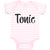 Baby Clothes Tonic Lettering Word Baby Bodysuits Boy & Girl Cotton