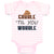 Baby Clothes Gobble 'til You Wobble Baby Bodysuits Boy & Girl Cotton