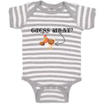 Baby Clothes Guess What Baby Bodysuits Boy & Girl Newborn Clothes Cotton