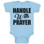 Baby Clothes Handle with Prayer Baby Bodysuits Boy & Girl Newborn Clothes Cotton